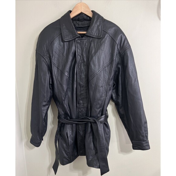 Wilsons Thinsulate 3M Thermal Insulation Leather Unisex  Coat Jacket Size S - Picture 1 of 15